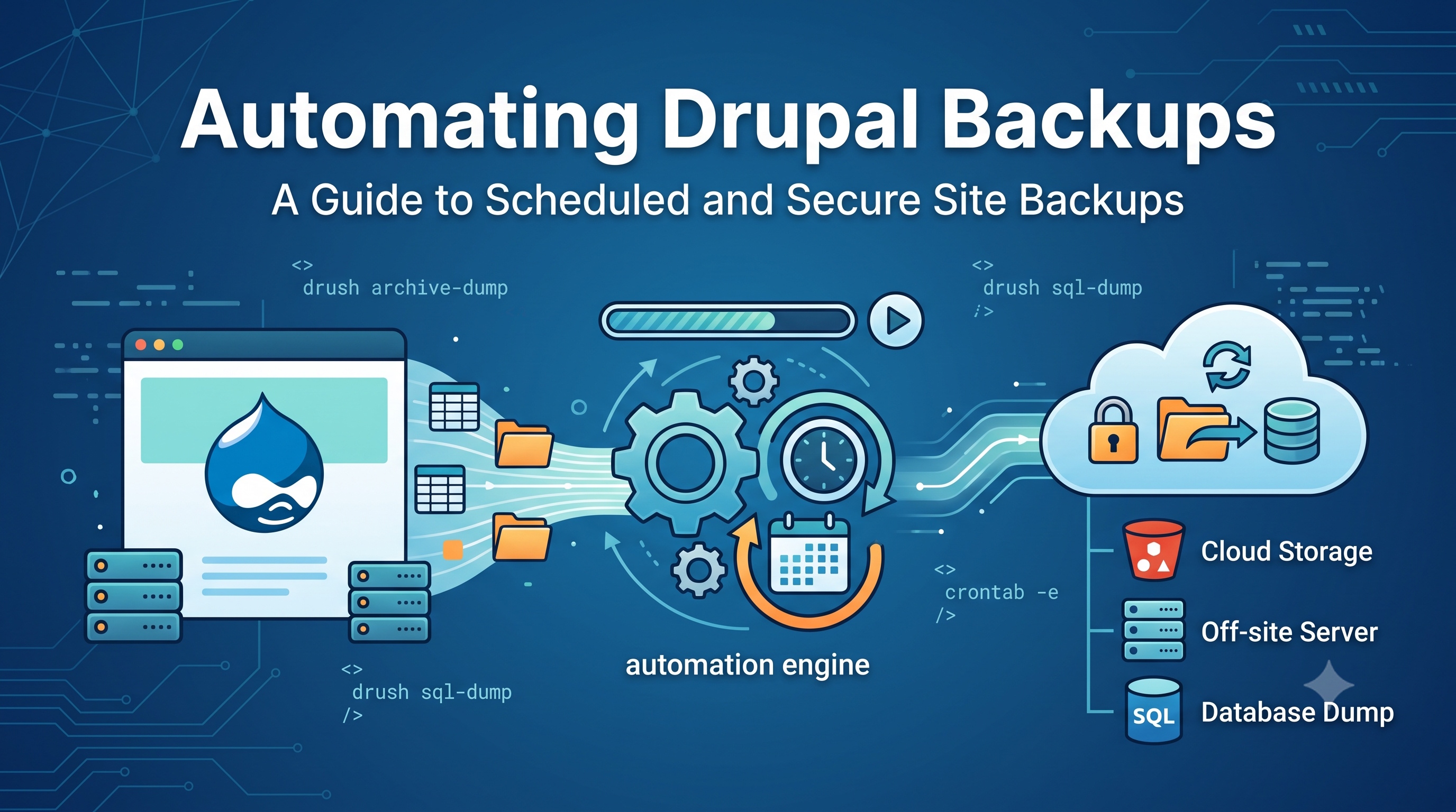 Automating Drupal Backups